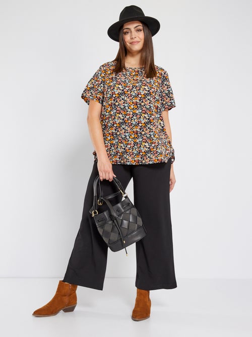 Blusa fluida 'Only Carmakoma' - Kiabi