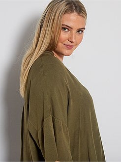 Blusa fluida 'Only Carmakoma' - Kiabi