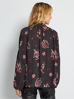 Blusa fluida plissada - Kiabi