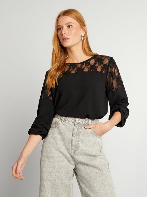 Blusa fluida - Kiabi