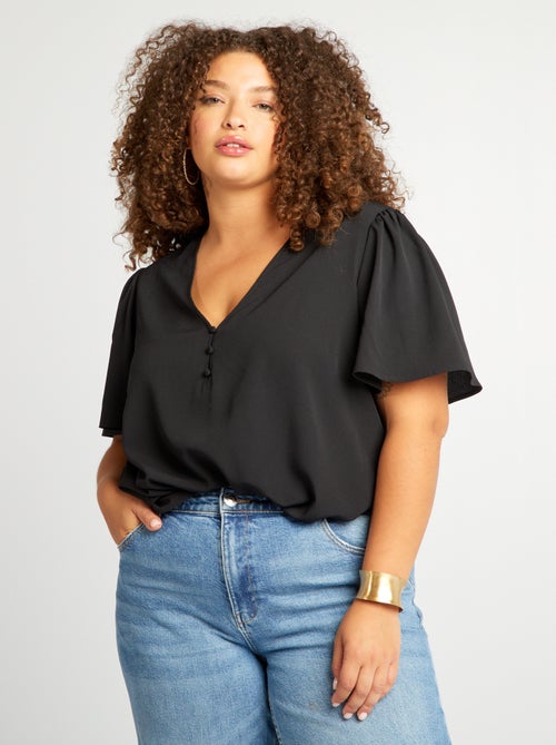 Blusa fluida - Kiabi