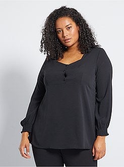 Blusa fluida - Kiabi