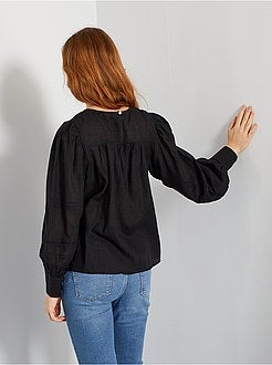 Blusa fluida - Kiabi