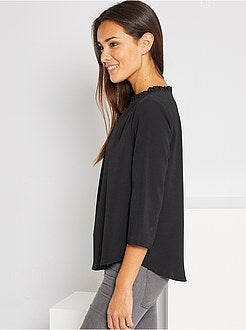 Blusa fluida - Kiabi