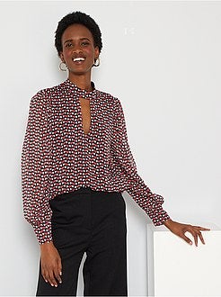 Blusa fluida - Kiabi