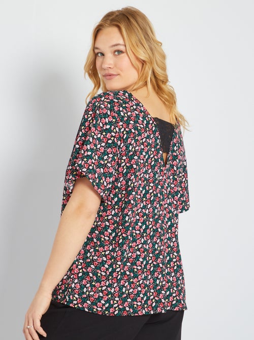 Blusa fluida - Kiabi