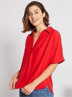 Blusa fluida - Kiabi