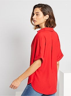 Blusa fluida - Kiabi