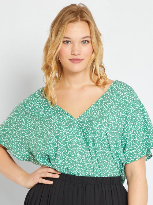 Blusa fluida - Kiabi