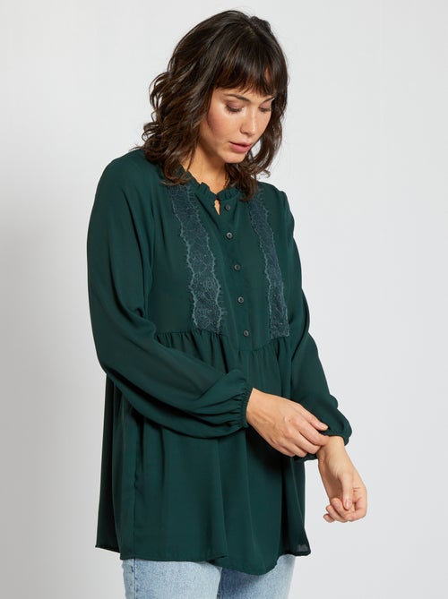 Blusa fluida - Kiabi
