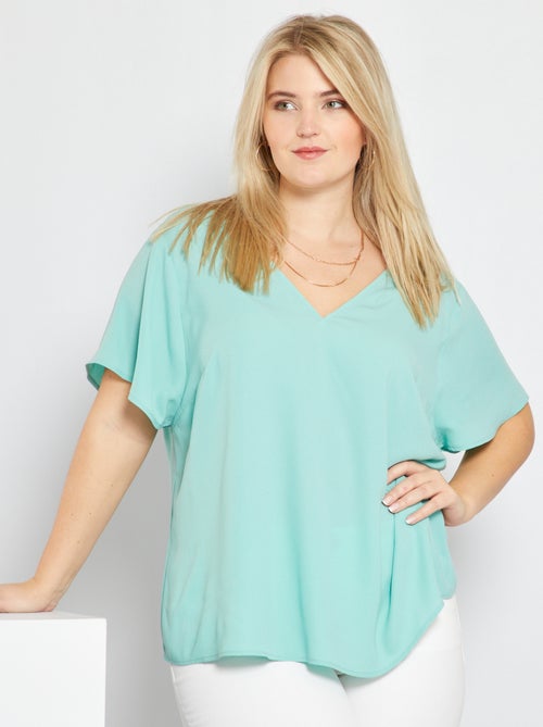 Blusa fluida - Kiabi