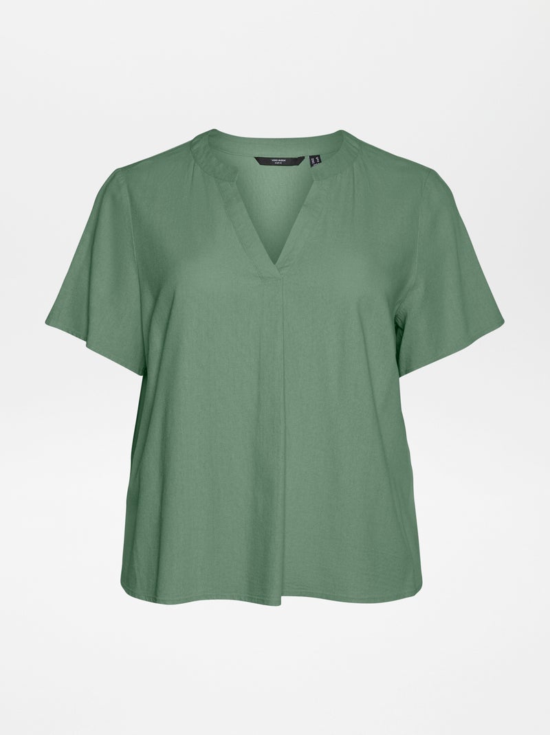 Blusa fluida 'Vero Moda Curve' VERDE - Kiabi
