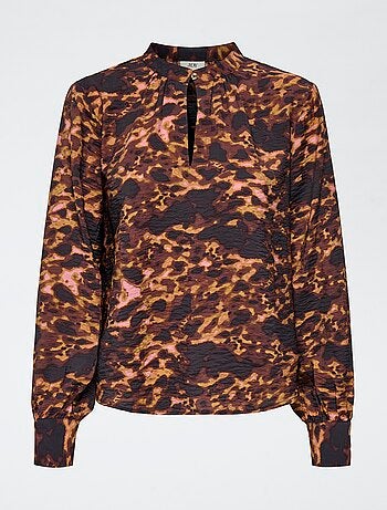Blusa 'JDY' com estampado pele de animal
