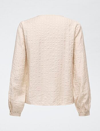 Blusa 'JDY' com gola em V