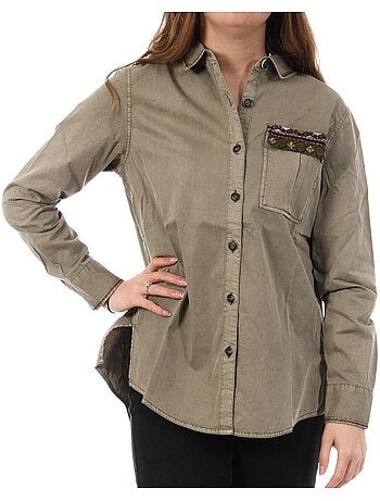 Blusa Kaki Kaporal BARMY para Mulher