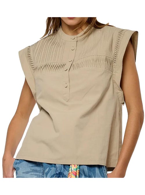 Blusa Kaki Kaporal Eddah para Mulher - Kiabi