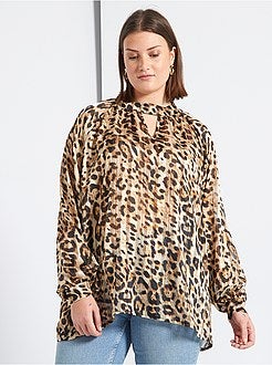 Blusa 'leopardo' - Kiabi