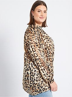 Blusa 'leopardo' - Kiabi