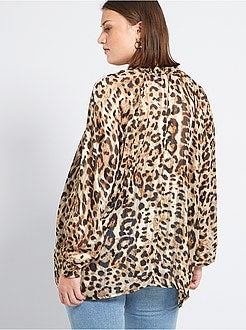 Blusa 'leopardo' - Kiabi