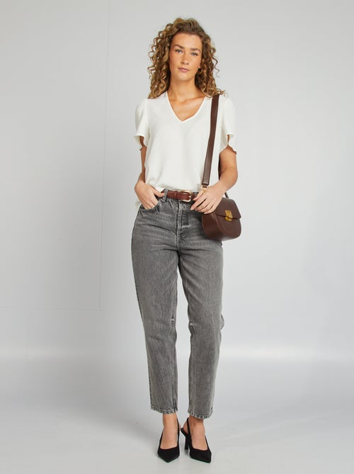 Blusa leve com folhos - Kiabi