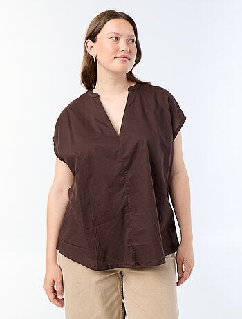 Blusa leve de manga curta