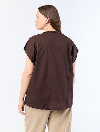 Blusa leve de manga curta