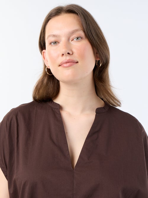 Blusa leve de manga curta - Kiabi