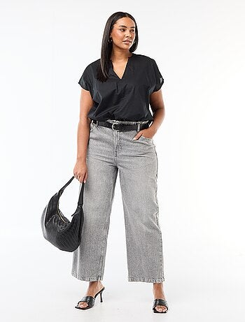 Blusa leve de manga curta