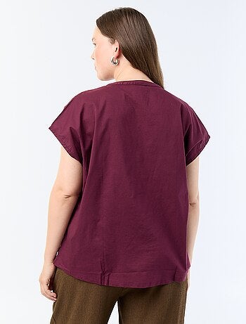 Blusa leve de manga curta