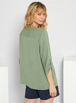 Blusa lisa - Kiabi
