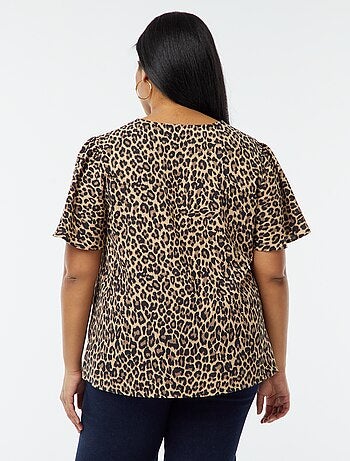Blusa lisa de manga curta