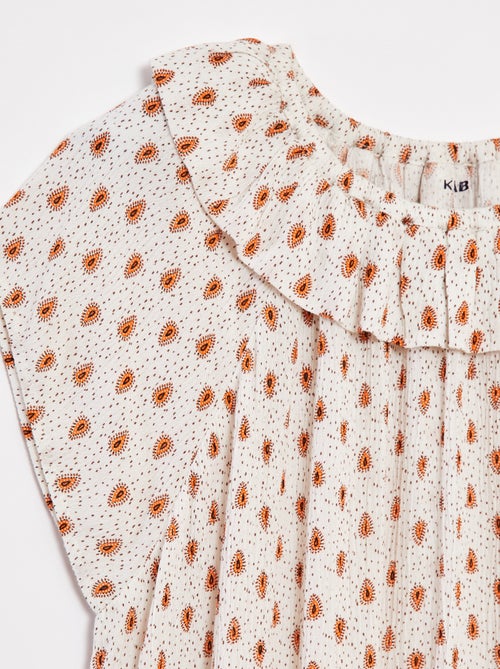 Blusa lisa leve e sem mangas - Kiabi