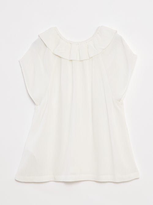 Blusa lisa leve e sem mangas - Kiabi