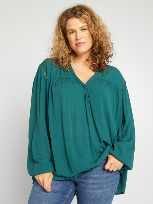 Blusa lisa - Kiabi