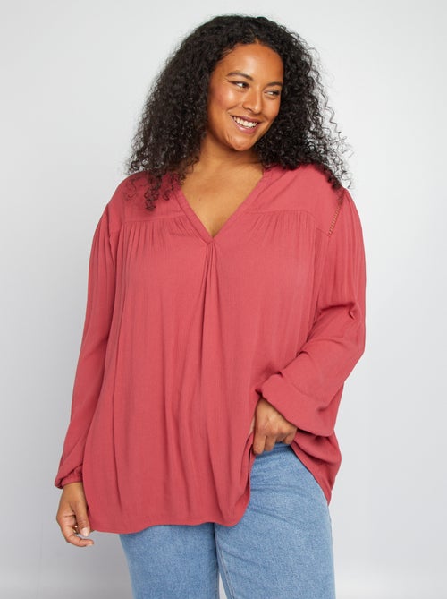 Blusa lisa - Kiabi