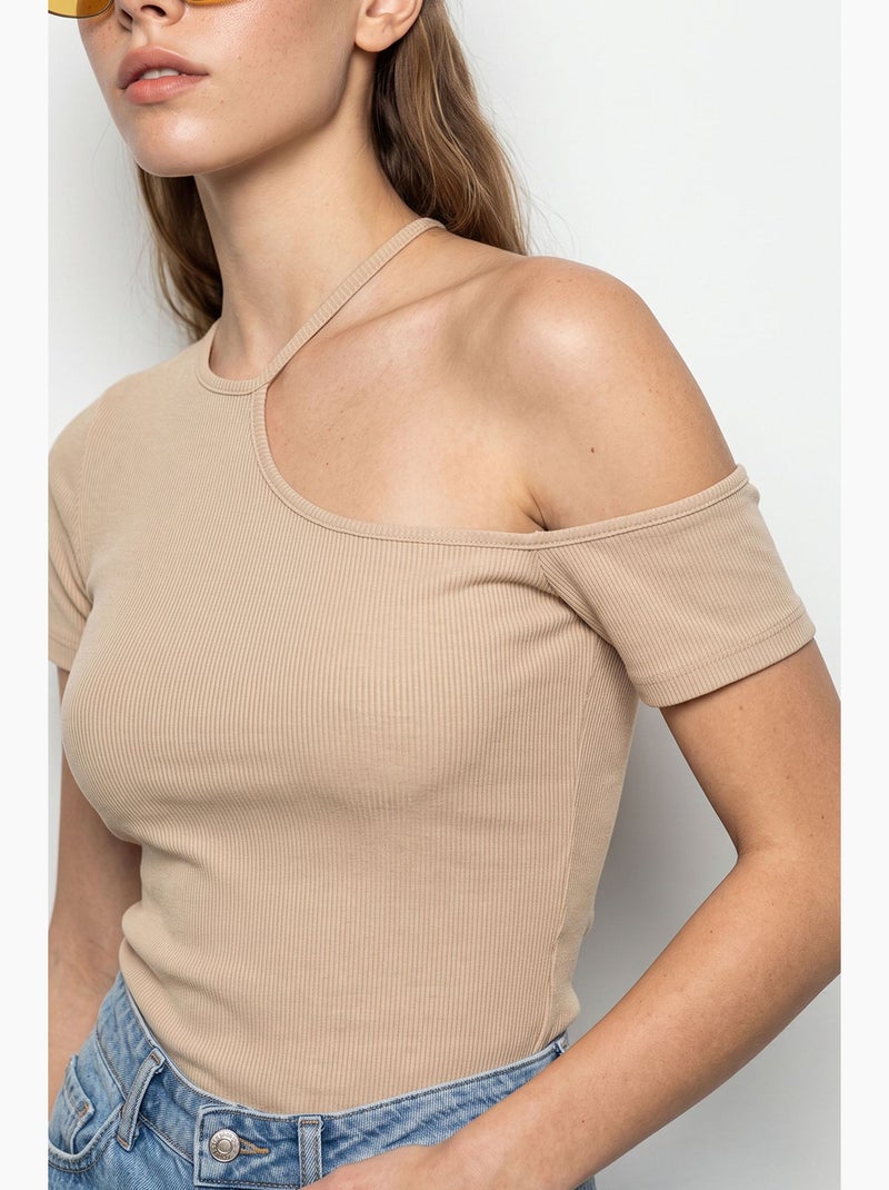 Blusa lucci Bege-argila - Kiabi