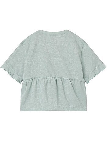 Blusa Menina Name It Friana Azul/Verde