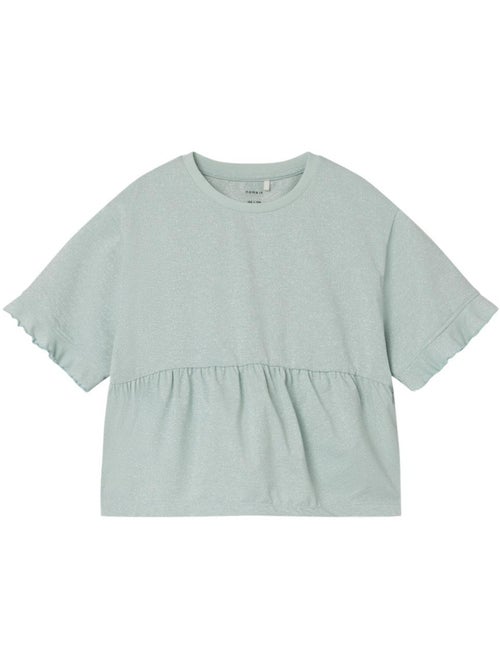 Blusa Menina Name It Friana Azul/Verde - Kiabi