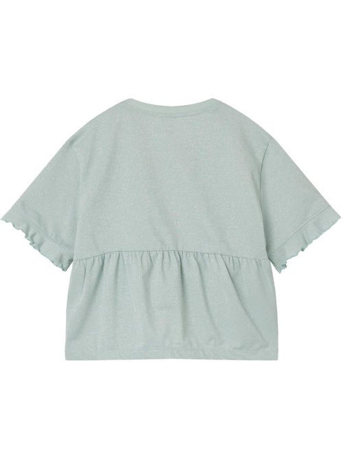 Blusa Menina Name It Friana Azul/Verde - Kiabi