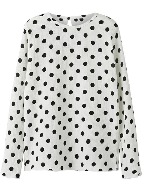 Blusa name it nkfsallie branca/preta para menina - Kiabi Blusa name it nkfsallie branca/preta para menina - Kiabi