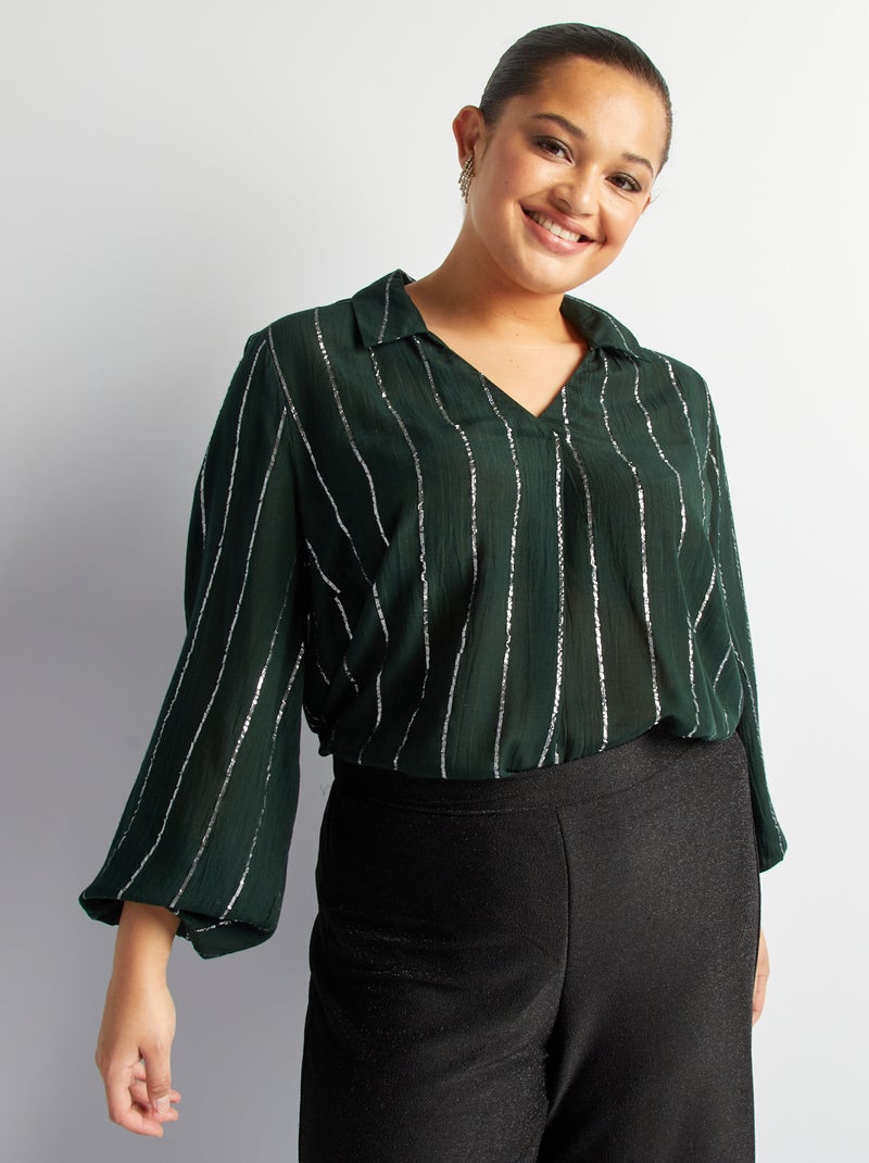 Blusa 'Only Carmakoma' VERDE - Kiabi
