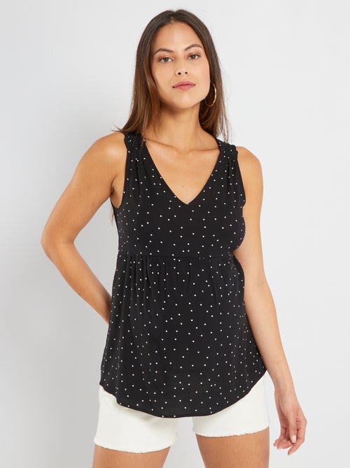 Blusa para amamentação sem mangas - Kiabi