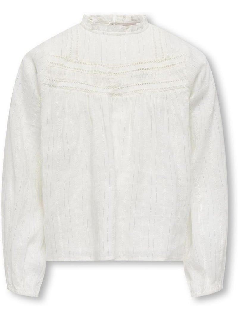 Blusa para Menina Kogrhea Écru Kids ONLY Ecru - Kiabi