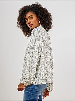 Blusa plissada - Kiabi