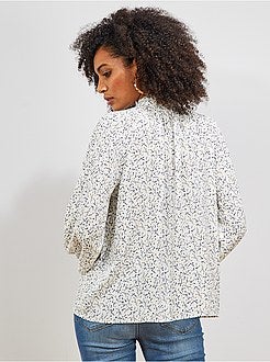 Blusa plissada - Kiabi