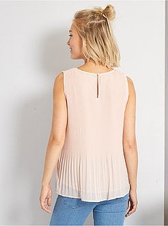 Blusa plissada - Kiabi