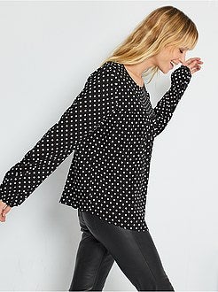 Blusa pontilhada 'Jacqueline de Yong' - Kiabi