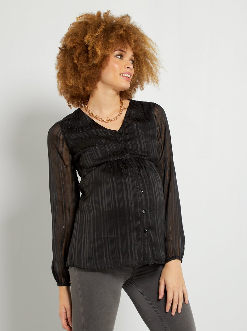 Blusa pré-mamã Preto - Kiabi