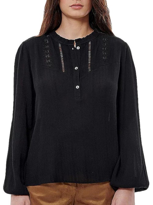 Blusa Preta Feminina Kaporal BINTA - Kiabi Blusa Preta Feminina Kaporal BINTA - Kiabi