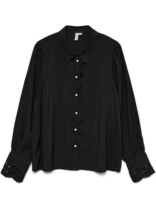 Blusa preta feminina vero moda henrietta - Kiabi Blusa preta feminina vero moda henrietta - Kiabi